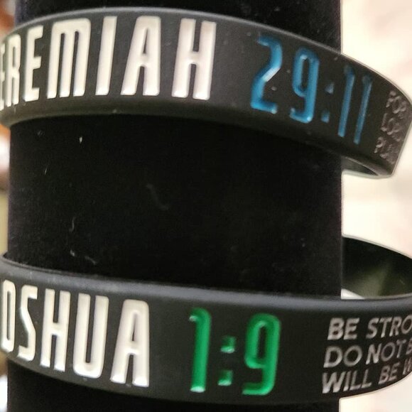 Christian Wristband Inspirational Scripture Bracelets For Men And Women - Picture 2 of 4